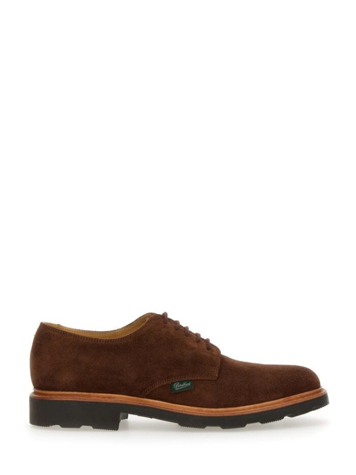 PARABOOT LACE-UP SHOE "VERDON VELOURS TERRA"
