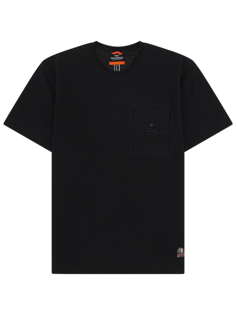 PARAJUMPERS T-SHIRT "MALHAM" CON TASCHINO