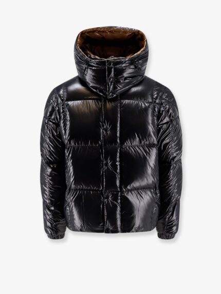 Moncler Parana Shiny Material Down Jacket With Contrasting Lining