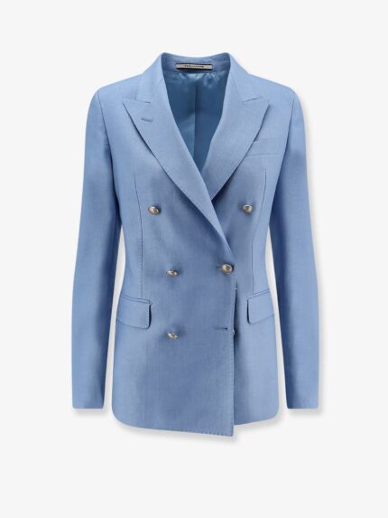Tagliatore Parigi Double-breasted Linen Blazer
