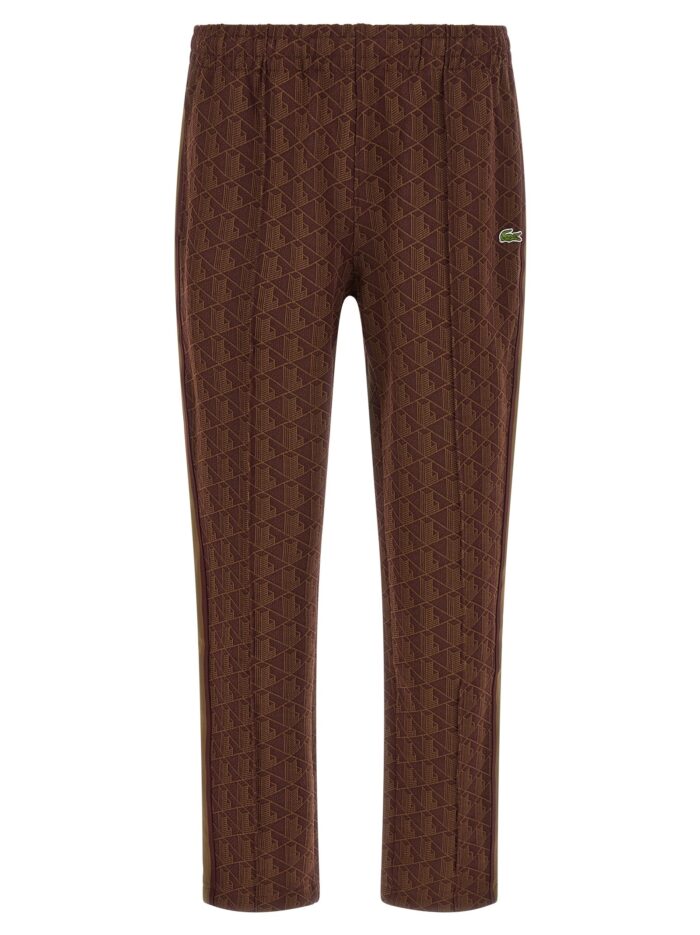 lacoste 'paris' brown joggers Lacoste 'Paris' Brown Joggers