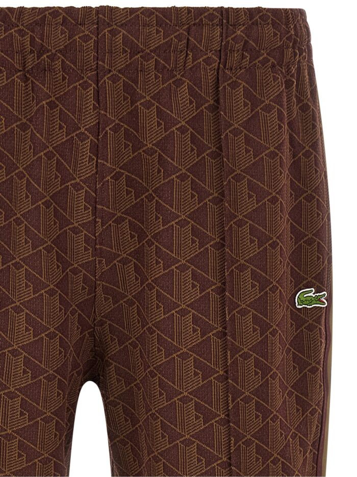 Lacoste 'Paris' Brown Joggers