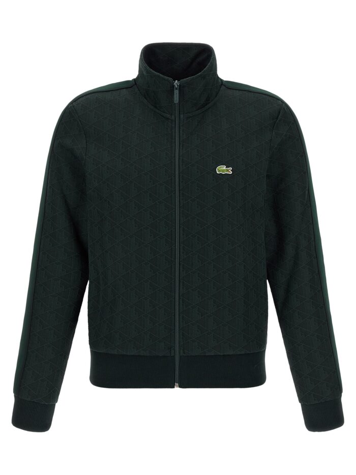 Lacoste 'Paris Jacquard Monogram' Sweatshirt