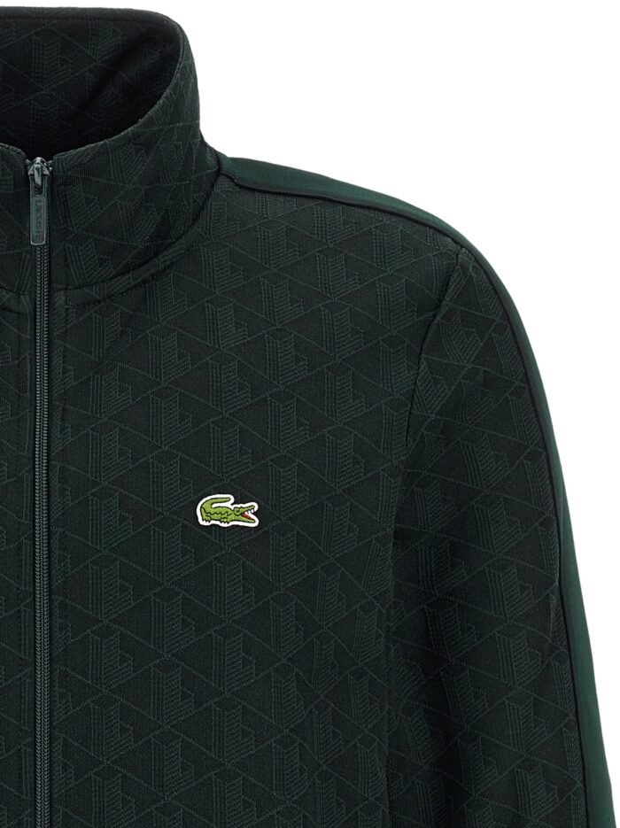 Lacoste 'Paris Jacquard Monogram' Sweatshirt