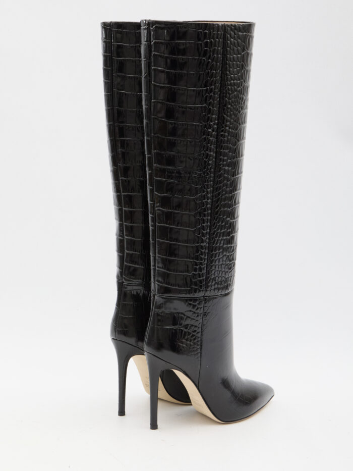 Paris Texas Charcoal Stiletto boots 105