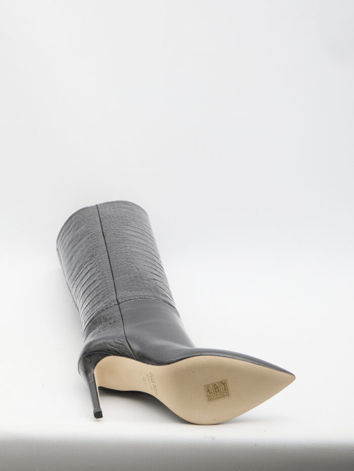 Paris Texas Charcoal Stiletto boots 105