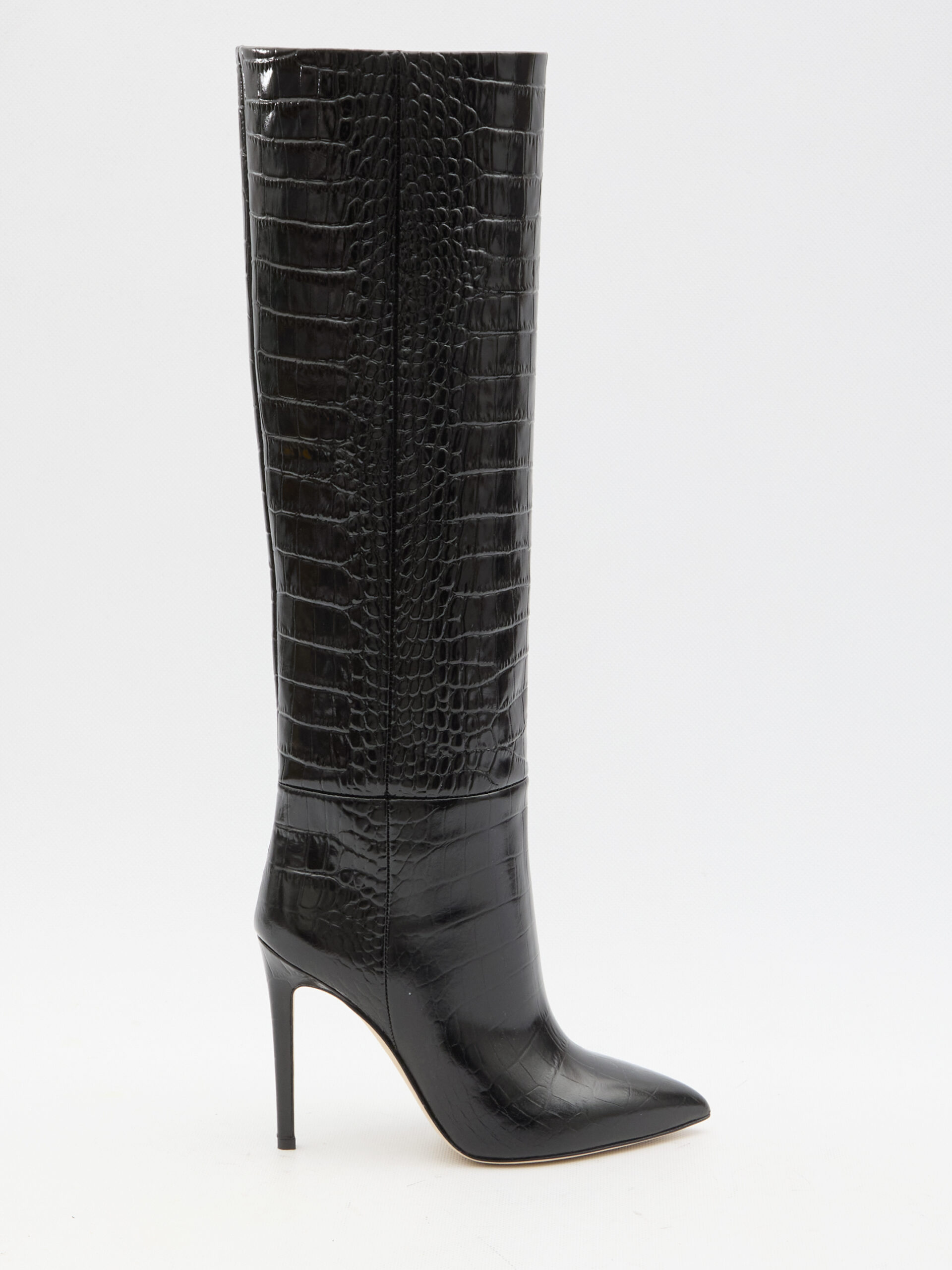 Paris Texas Charcoal Stiletto boots 105