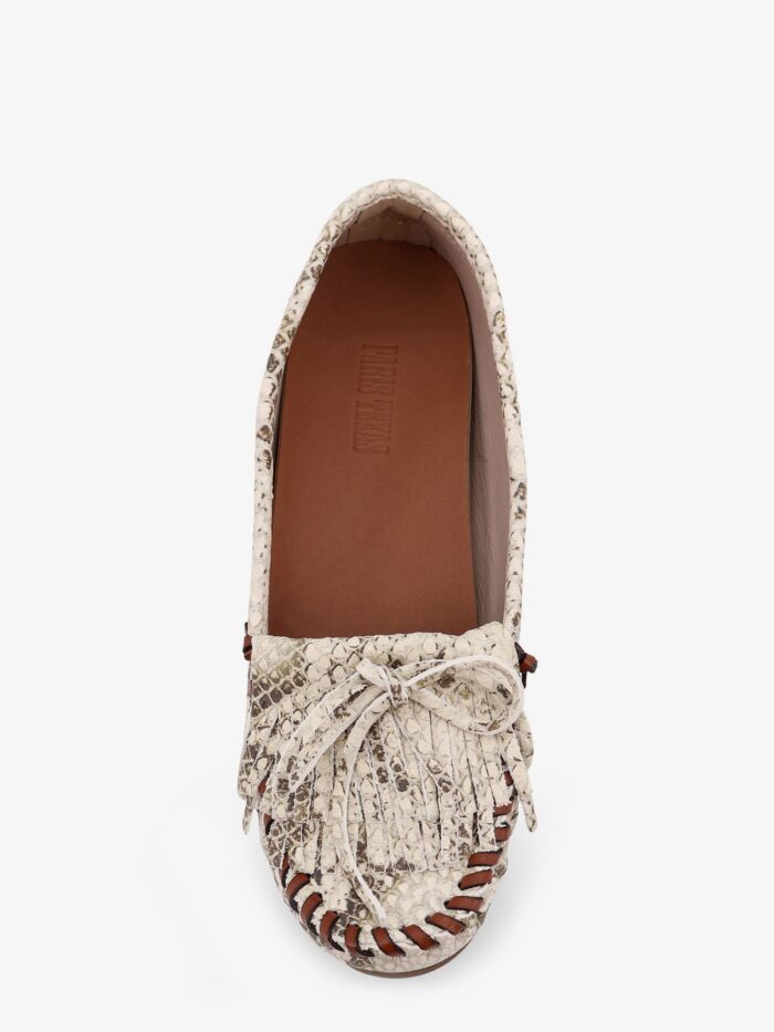 PARIS TEXAS Indiana Leather Loafers With Croco Print