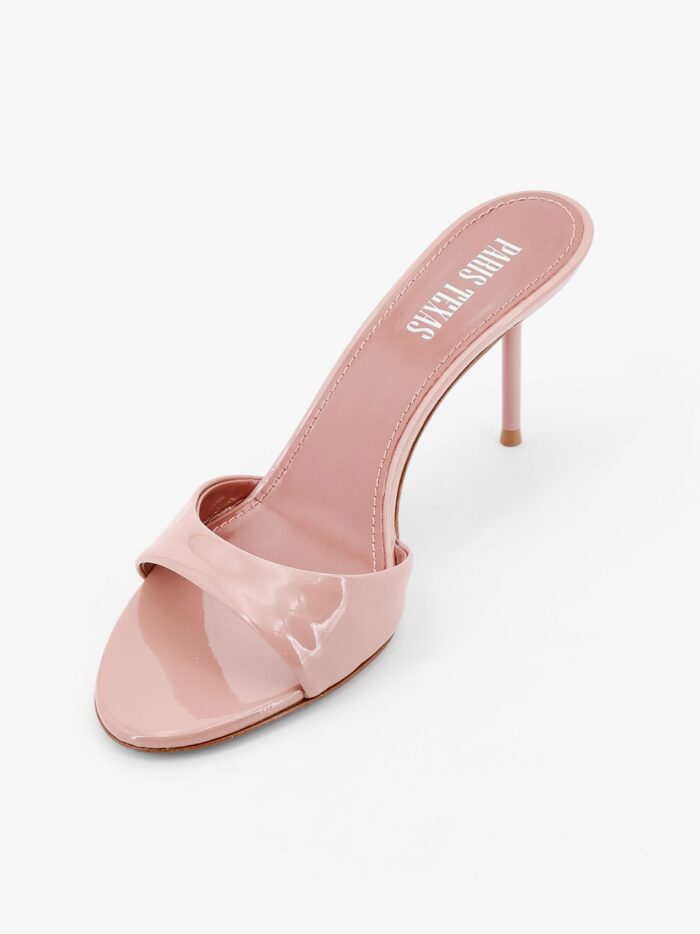 PARIS TEXAS Lidia Mule Patent Leather Sandals