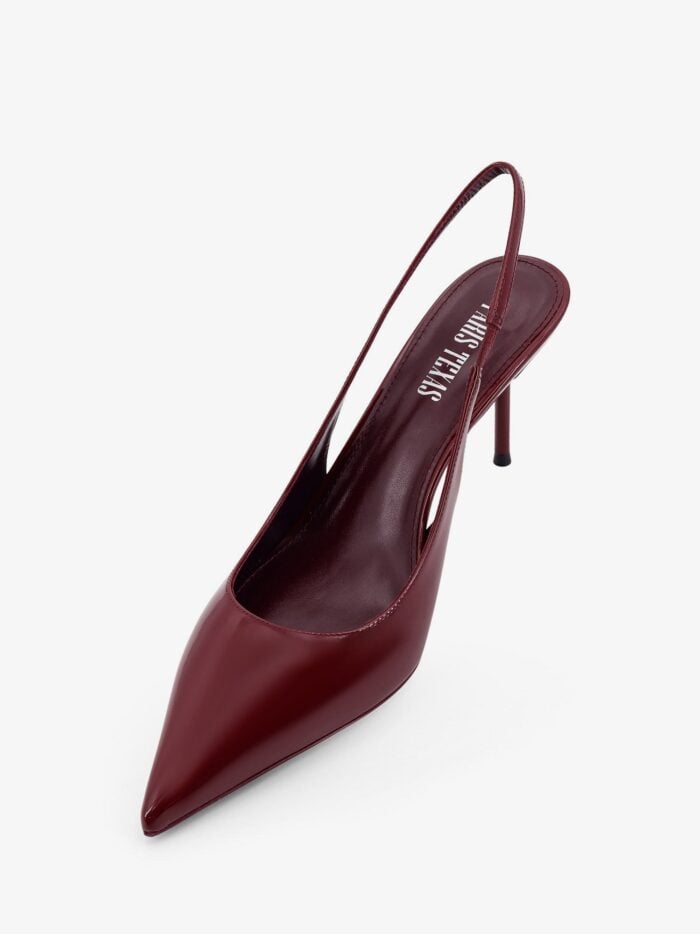 PARIS TEXAS Lidia Slingback Patent Leather Pumps