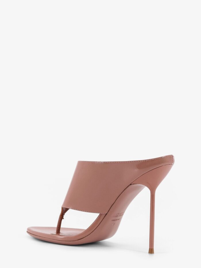 PARIS TEXAS Lidia Thong Patent Leather Sandals