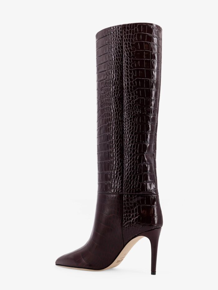 PARIS TEXAS Stiletto Embossed Croco Leather Boots