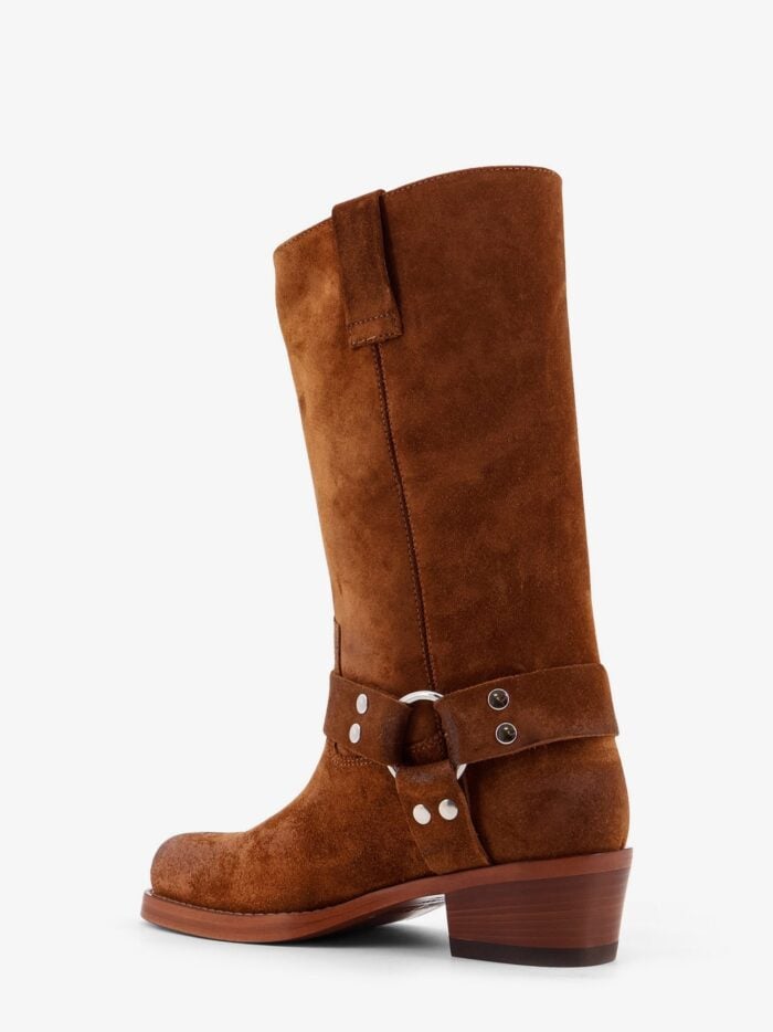 PARIS TEXAS Waxed Suede Boots