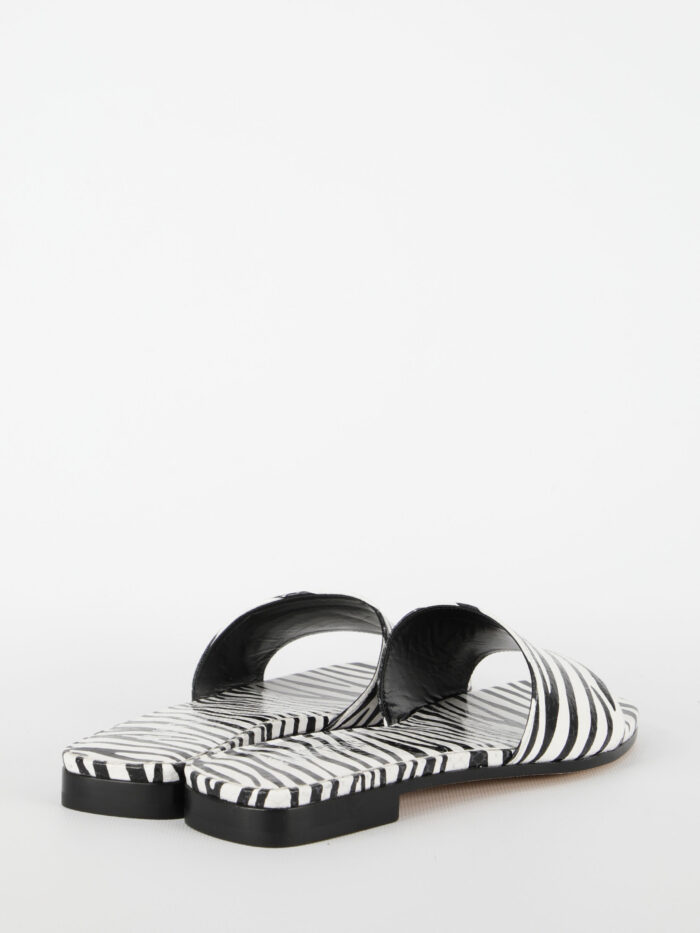 Paris Texas Zebra-print flat sandals