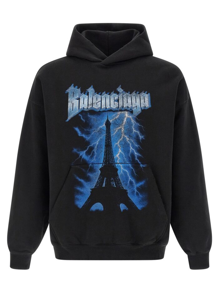 balenciaga 'paris thunderstorm' hoodie Balenciaga 'Paris Thunderstorm' Hoodie