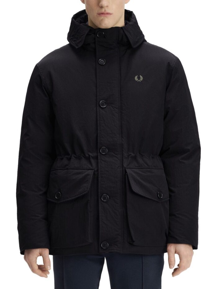 FRED PERRY Parka Imbottito Con Cappuccio