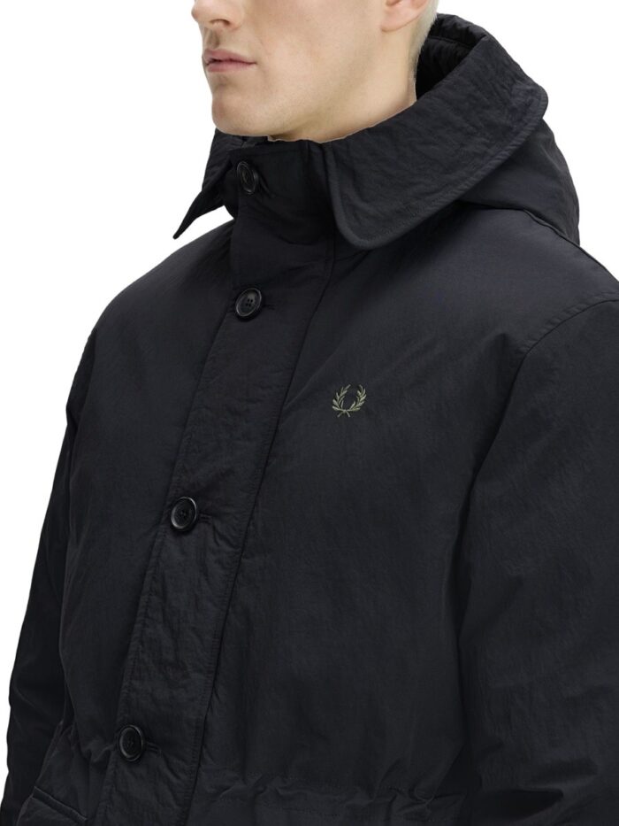 FRED PERRY Parka Imbottito Con Cappuccio