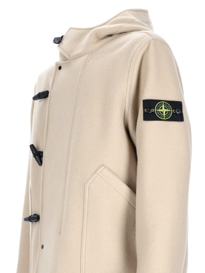 Stone Island Parka In Lana E Cashmere