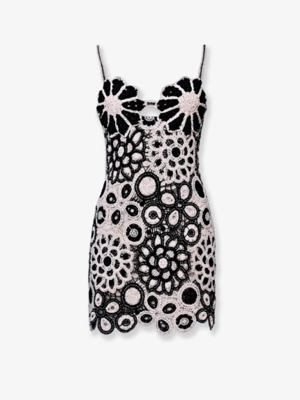 PATBO Crochet Mini Dress