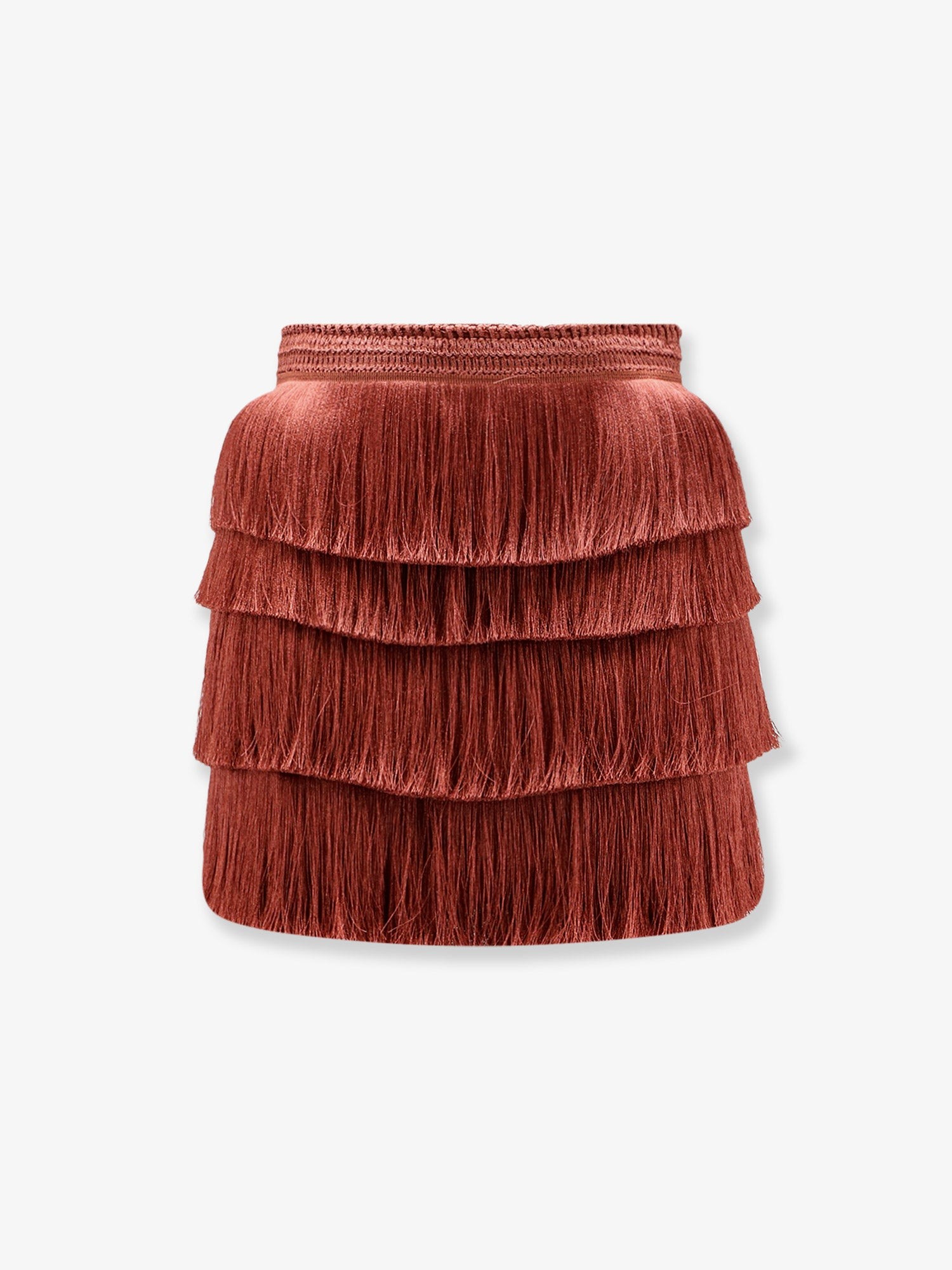 PATBO Mini Skirt With Fringes