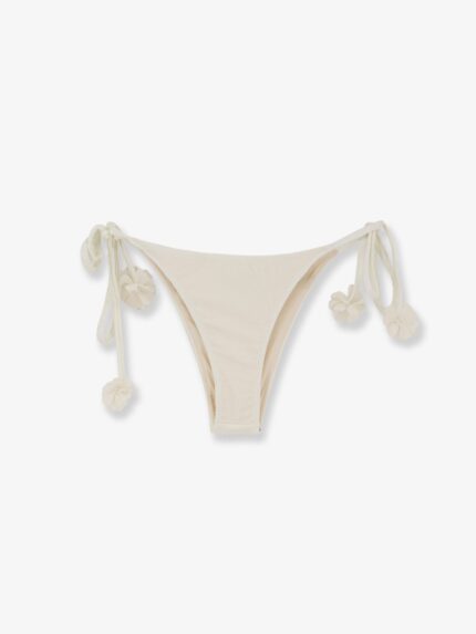 PATBO Nylon Bikini Bottoms With Floral Detail