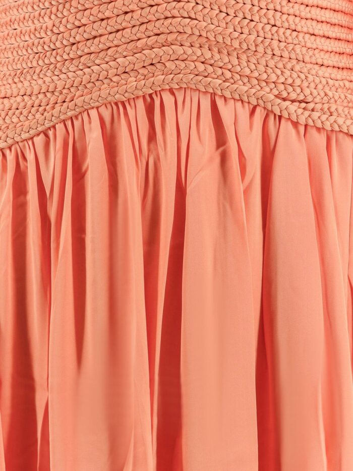 PATBO Satin Sunset Long Dress With Cut-out Details