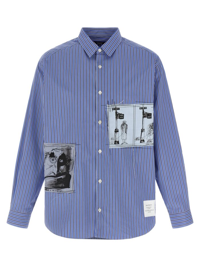 COMME DES GAR?ONS HOMME Patch Striped Shirt