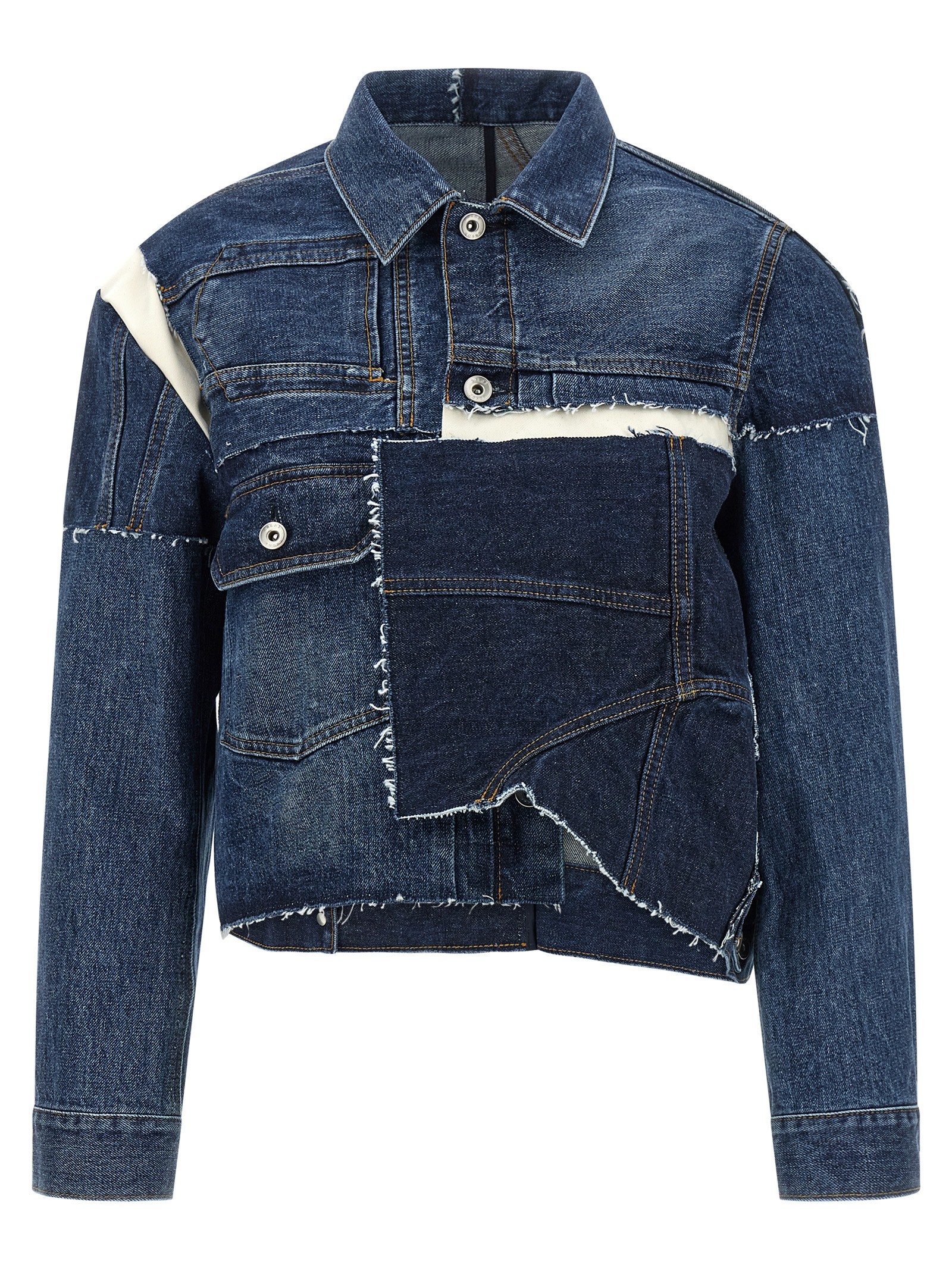 SACAI Patchwork Denim Jacket