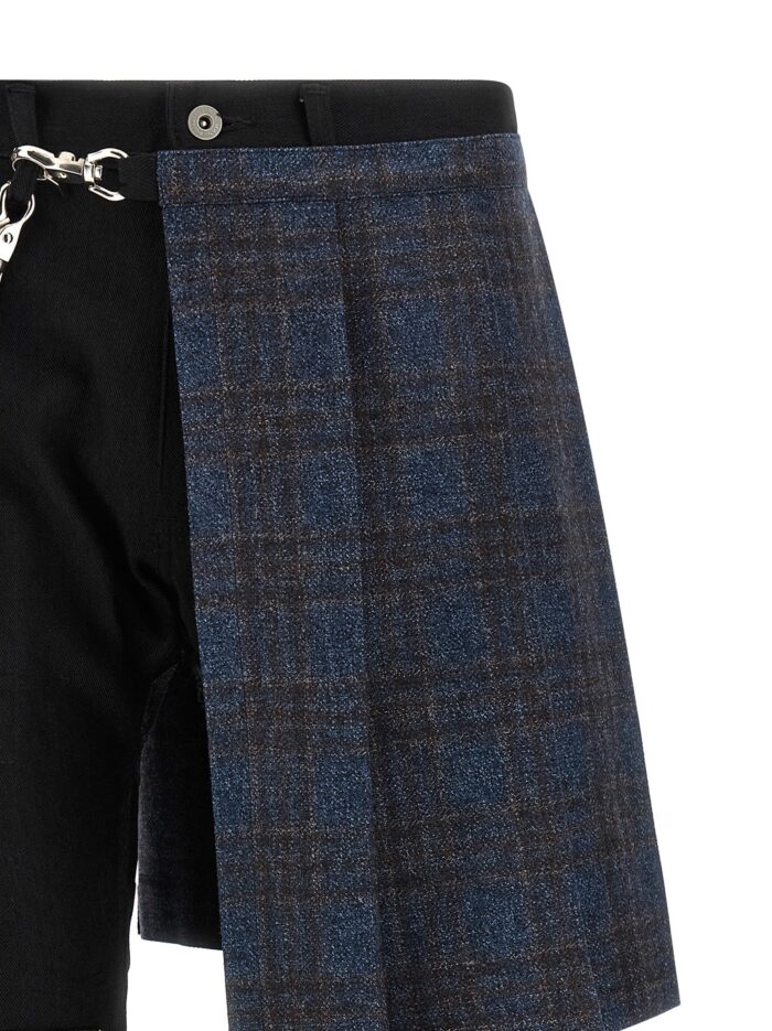 JUNYA WATANABE Patchwork Jeans With Kilt