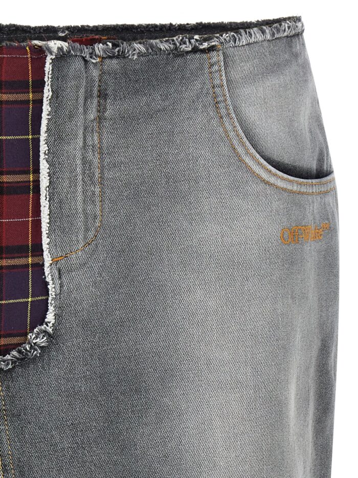 Off-white Patchwork Skirt