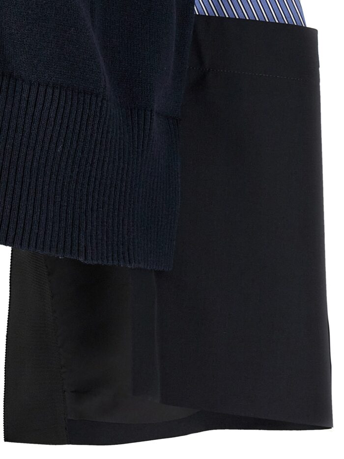 SACAI Patchwork Sweater
