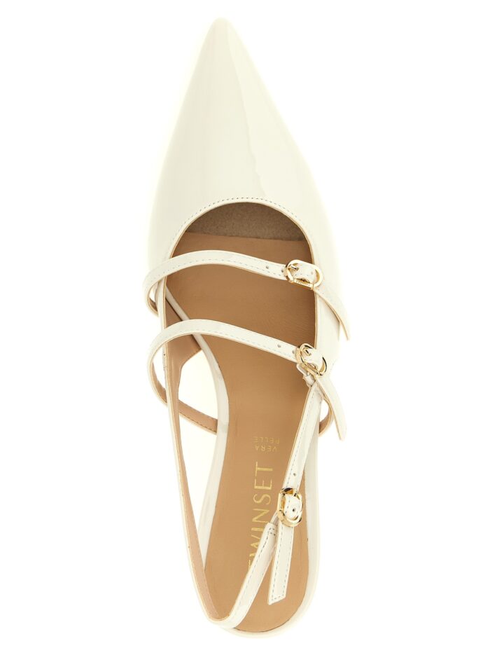 TWIN SET Patent Leather Slingback