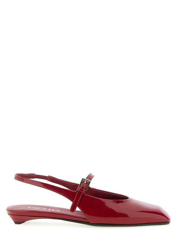 prada patent leather slingback PRADA Patent Leather Slingback