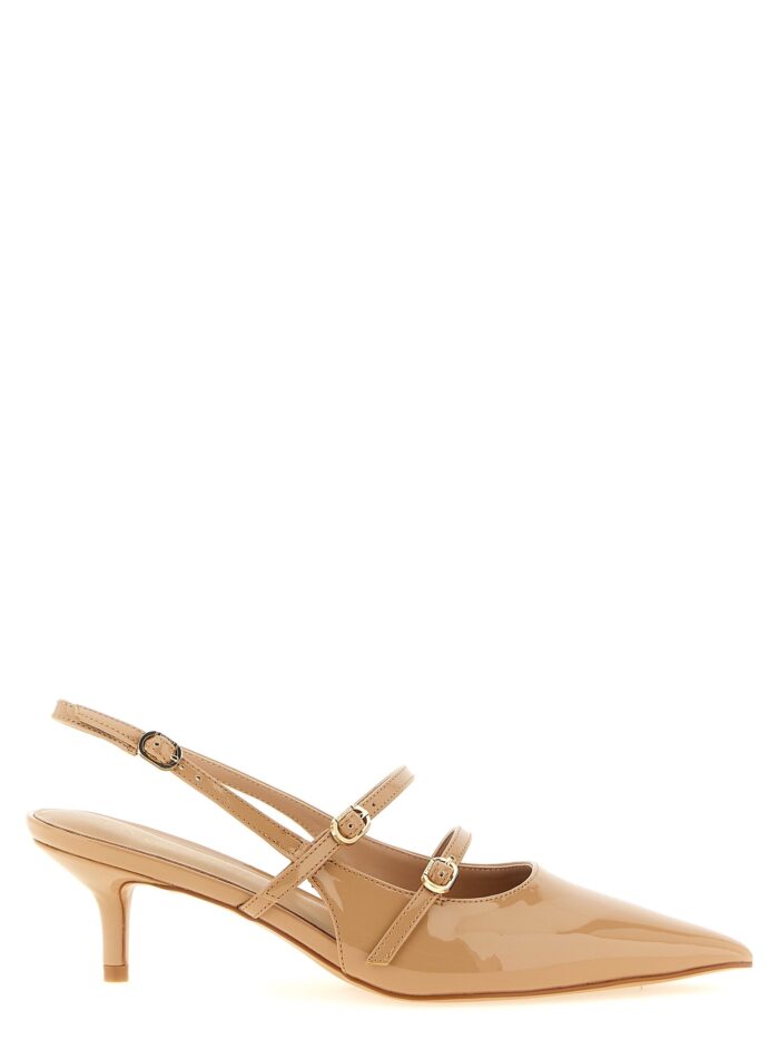 twin set patent leather slingback TWIN SET Patent Leather Slingback
