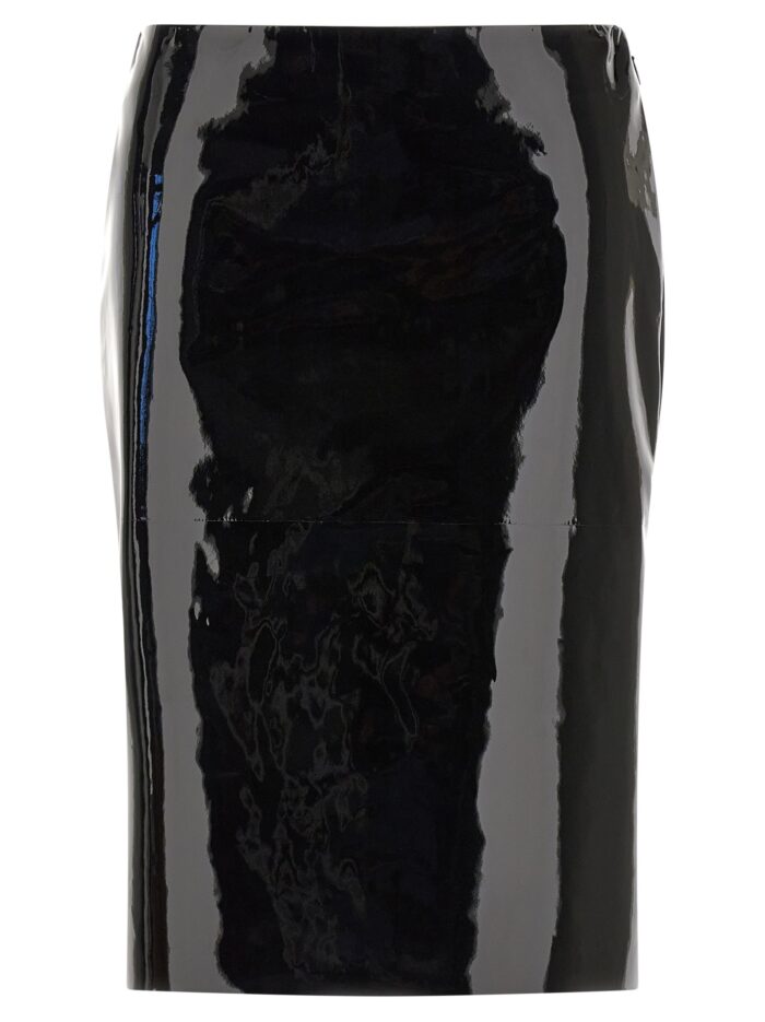 ferragamo patent skirt Ferragamo Patent Skirt