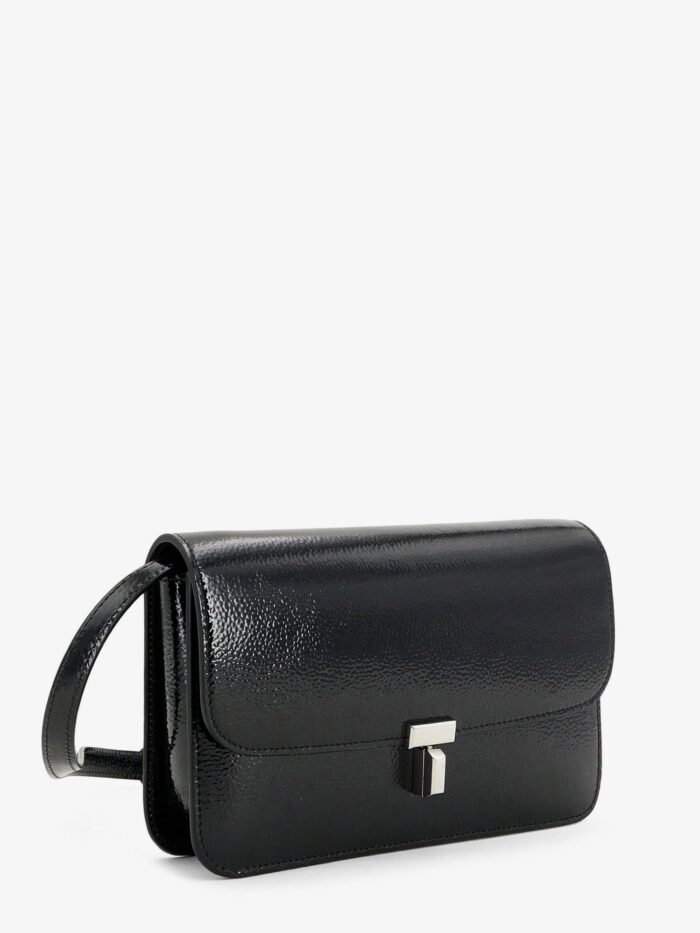 TOTEME Patent T-Lock Crossbody Bag
