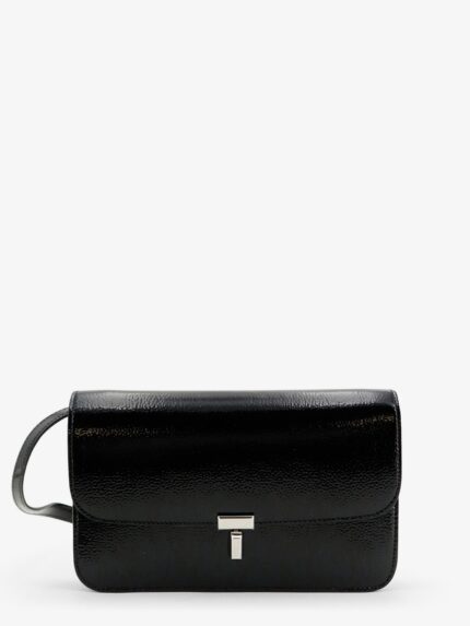 TOTEME Patent T-Lock Crossbody Bag
