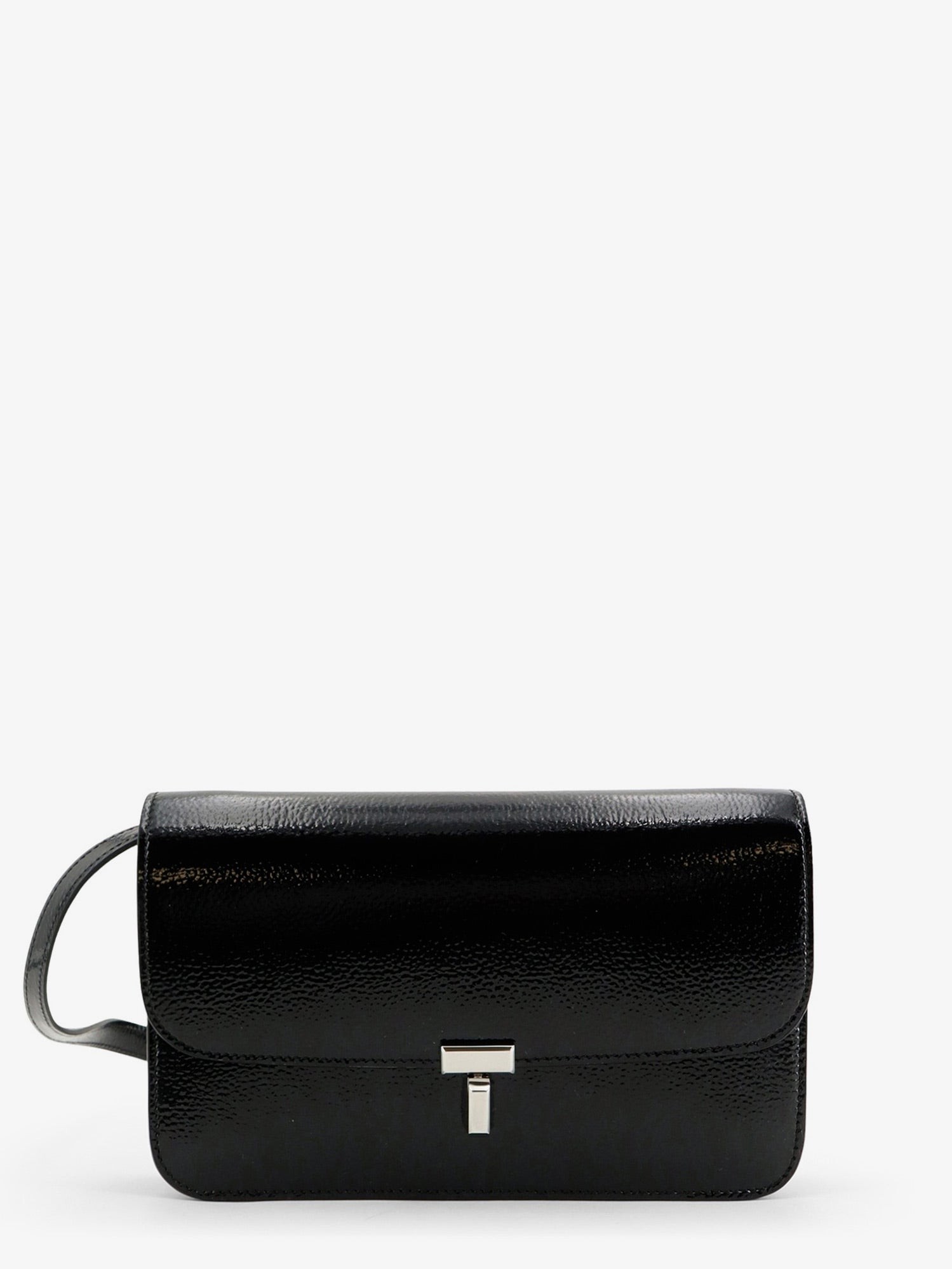 TOTEME Patent T-Lock Crossbody Bag