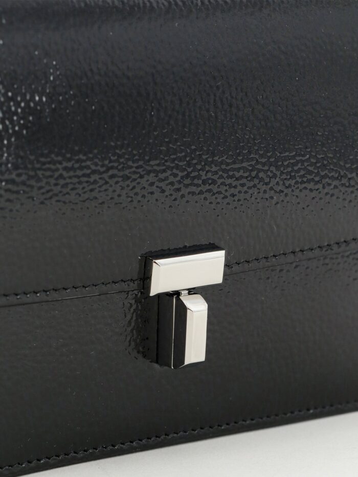 TOTEME Patent T-Lock Crossbody Bag