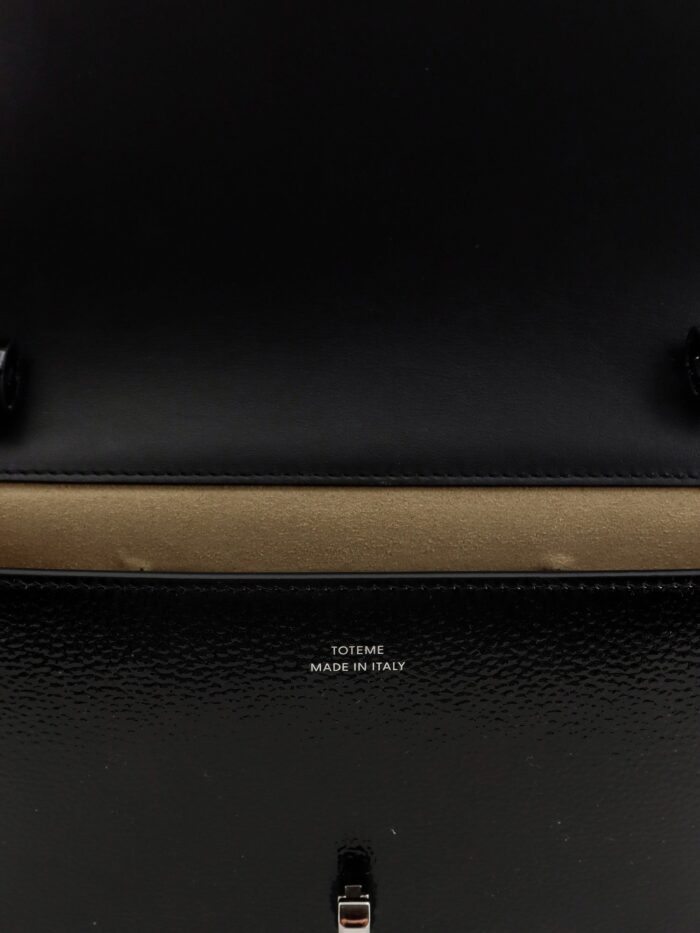 TOTEME Patent T-Lock Crossbody Bag