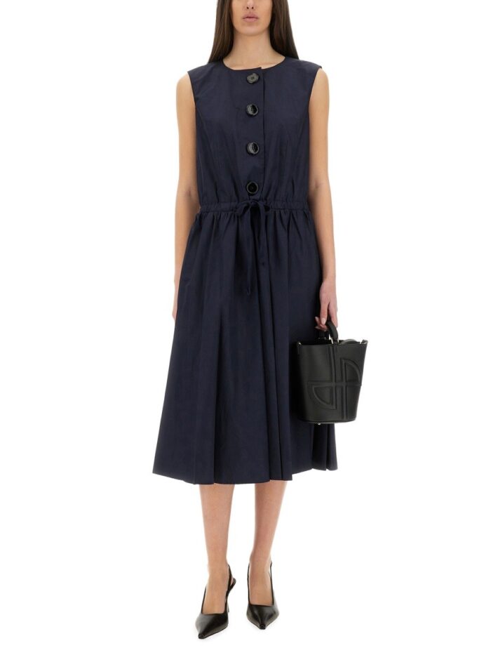 PATOU BUTTON MIDI DRESS