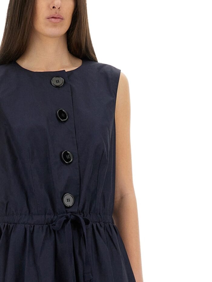 PATOU BUTTON MIDI DRESS