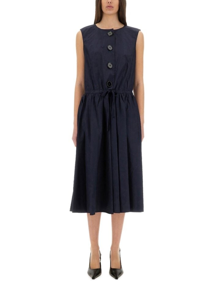 PATOU BUTTON MIDI DRESS