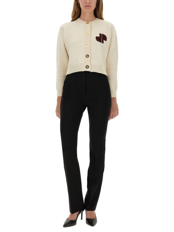 PATOU CARDIGAN WITH LOGO
