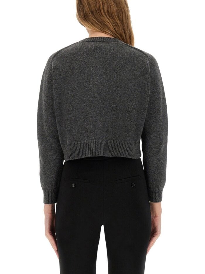 PATOU CARDIGAN WITH LOGO
