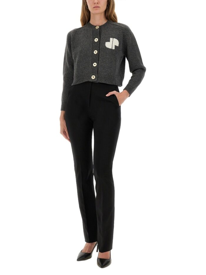 PATOU CARDIGAN WITH LOGO