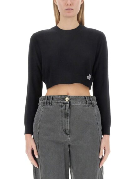 PATOU CROPPED SHIRT