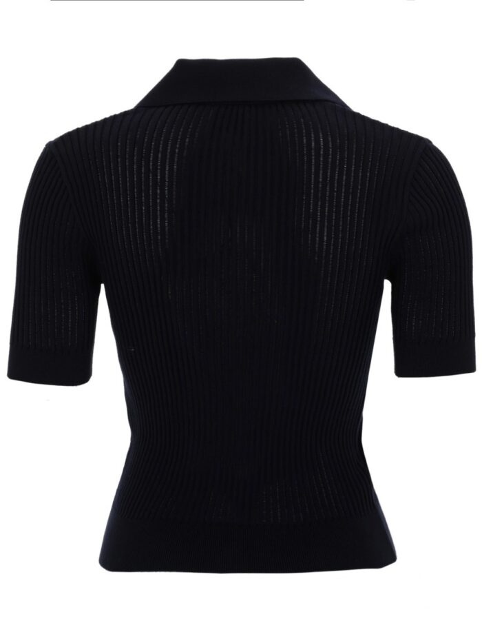 PATOU EMBROIDERED COTTON POLO SHIRT