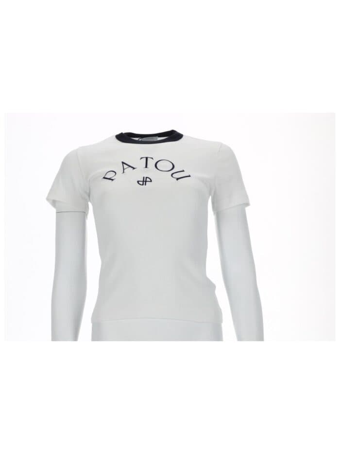 patou fitted t shirt with logo PATOU FITTED T-SHIRT WITH LOGO