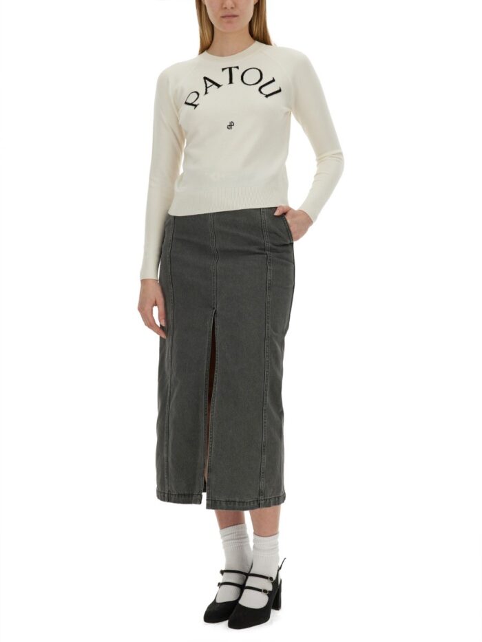 PATOU JERSEY WITH LOGO